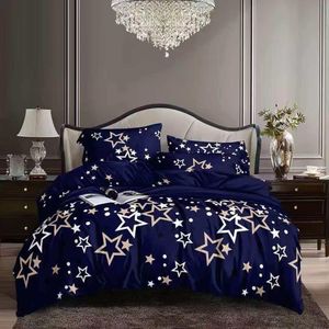 LUXURY COTTON FLORAL BEDSHEET SET with 4 pillowcases (Bedding  Set)