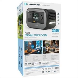 Powerology Powerology_ Powerful Pater I Portable 300W Solar Charge Power Station with Multi-mode LED light & Wireless Output