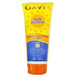 Gavia Gavia-SunBlock Sunscreen Cream SPF UV 60, 200g (Matte Finish)