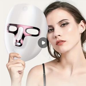 Wireless 7 Colors Photon Face Neck Beauty LED Mask Facial SPA Mask Red Light Skin Repair Skin Care Anti-Ance Tighten Anti-A-ging