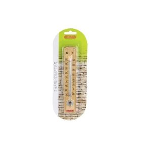 Apollo Housewares Wall Thermometer Beech