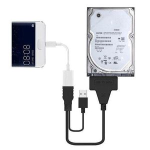 Genetic USB 3.0 to SATA Adapter Cable Converter for 3.5" / 2.5" Hard Drives and SSD - Black