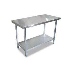 Stainless Steel Work Table 2 Layers Under-shelf - 4ft
