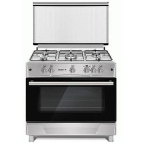 Maxi 60*90 Gas Cooker 6090 (5 Gas Burner) INOX - 60 X 90