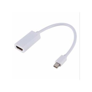Mini DisplayPort To HDMI Adapter Mini DP Male To HDMI Female Thunderbolt 2.0 To HDMI Adapter For MacBook Pro Air, MSurface Pro 4 Pro 3, Google Chromebook, Monitor, Projector Etc.(White) BDZ