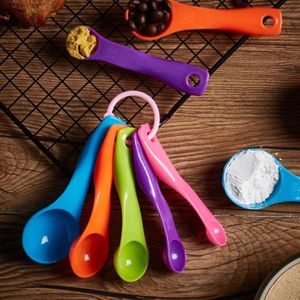 5Pcs/set Kitchen Measuring Spoon Teaspoon Coffee Sugar Cups Baking Cooking  Tools