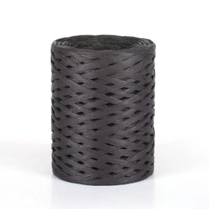Raffia Yarn Handmade DIY Knitted Bamboo Fiber-Black