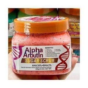 Dr. Meinaier Alpha Arbutin Sugar Scrub. Slims, Firms & Clears Acne 650g.
