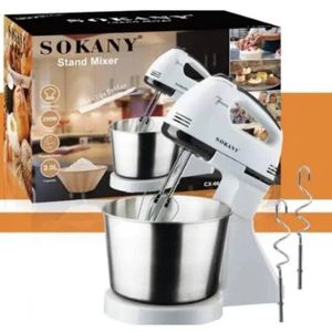 Electric Stand Mixer With Detachable Handheld Blender-250w
