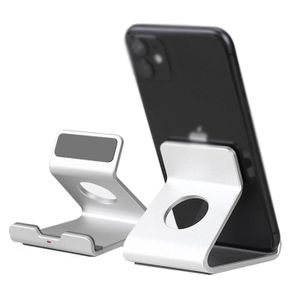 White Label Aluminum Triangular Phone Holder - Silver