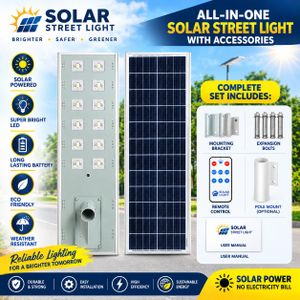 Industrial Solar Street Light With Mounter And Accessories 