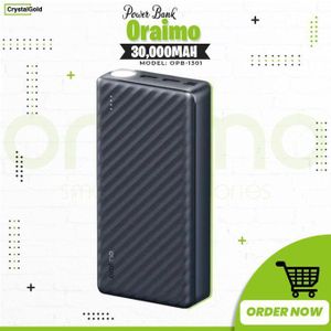 Oraimo 30000mah Superior Quality Two Way Ultra Fast Charging Power Bank