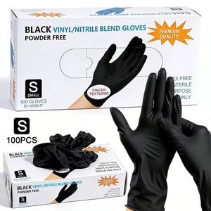 Black hand gloves(100pcs) 