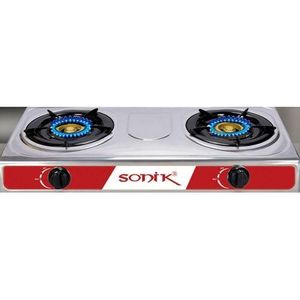 Sonik 2 Burners Low Gas Consumption Auto Ignition Cooker