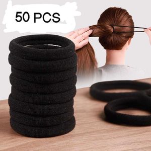 50 Pieces Black Hair Bands