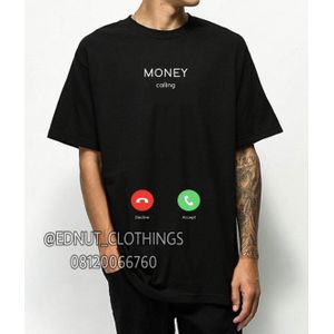 Money Calling  Black Tshirt