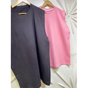 Mauton 3-Pack Sleeveless Men’s Cotton Tank Tops – Yellow, Grey & Pink