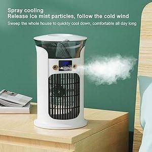 Mini Air Conditioner Portable Desktop Cooling Fan And Humidifier