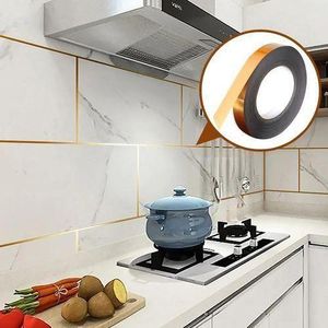 Floor & Wall Decor Adhesive Gold Decoration Tape 