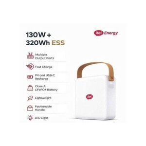 itel Power-GO 100000mAhh 320Wh 130W Super-Fast Charging LiFePO4 Battery Power Bank IESS-320T