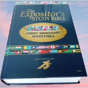 Holy Bible KJV The Expositor's Study Bible  With Concordance, Maps, Assorted Bible helps ,Bible Dictionary, Bible Encyclopedia, Bible Commentary By Jimmy Swaggart Ministries (HARDCOVER)- AWARD WINNING KJV STUDY BIBLE