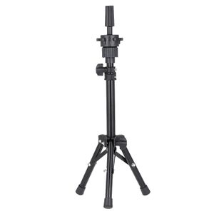 Adjustable Wig Stand Tripod, Heavy Duty Mannequin Tripod Wig Head Stand  Hairdressing False Head Mold Stand Bracket, Black