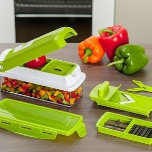 Buy Stainless Steel Nicer Dicer Plus Grater Green 30x12x15centimeter Online  in Oman