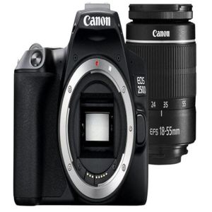 Mini Digital Camera  Canon EOS 250D DSLR Digital Camera 24.1 Megapixels, EF-S 18-55mm F/3.5-5,6 III Lens Camera BLACK 