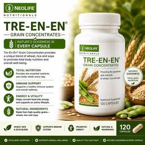 Wellness Sammy Icon Healthy Care Tre-En-En Grain Concentrates – 120 Capsules Whole Grain Cellular Nutrition Supplement