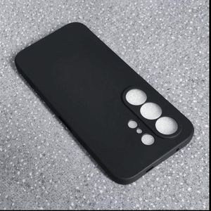 Tecno Camon 50 & Camon 50 Pro Silicone Phone Case & Pouch With Camera Protection - Scratch Resistance, Shockproof Protective Case - ( Black )