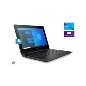 Hp PROBOOK 11 X360- TOUCHSCREEN Intel CELERON 128GB SSD 4GB RAM Windows10 Pro + USB Light For Keyboard
