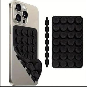 Suction Cup Phone Holder - Phone Gum Suitable For Phone Selfies and Video Shooting, Phone Sticker, Portable and Movable Phone Holder - Strong Grip, Car Phone Holder, Shower, Wall, Phone Stand Holder.