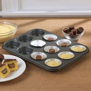 Including Mini Cupcake Silicone Baking Pan, Small Muffin Cups, Baby Chiffon  And Cupcake Molds, Non-stick Bakeware