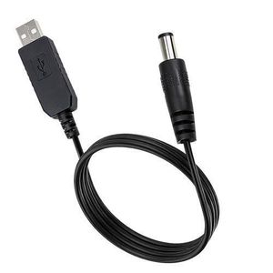 Power USB_5v To DC 12v Cable Lamp FAN Cord Cable DC 5V 12V CONVERTER Cable Wifi Router (12V)