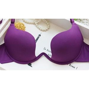 Support breast Strapless Push Up Bra Lace Sexy Bra for Wedding Dress deep V  low-cut