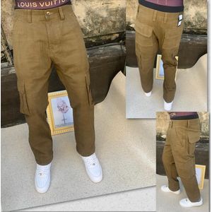 Quality Baggy Chinos Trouser For Man-Brown