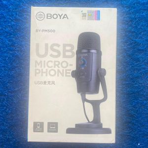 Boya BY-PM500 USB Microphone Android Window Mac Computer C Device Phone MIC ++