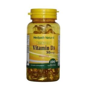 Healthpath Natural Vitamin D3 50Mcg (2000iu) 100 Softgels