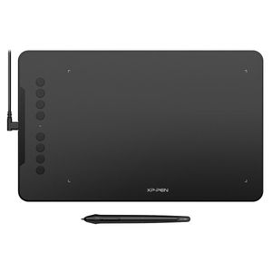 XP-PEN XPPen New Deco01V3 10 Inch Graphics Digital Tablet Drawing Tablet 16384 Levels Pressure 8 Shortcut Keys for Android Windows Mac