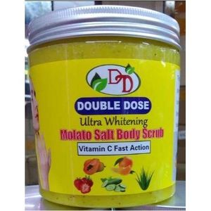 DOUBLE DOSE Vitamin C Fast Action Ultra lightening Malato Salt Body Scrub - 500g