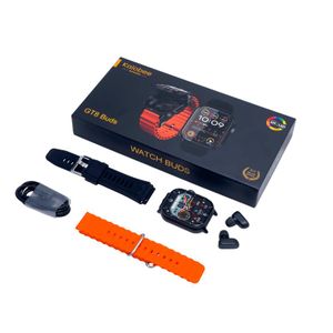 GT8 2 in 1 Double Strap Smartwatch and Earbuds