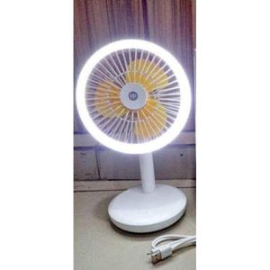 Dp Rechargeable Table Fan 4000mAh With LED LIGHT