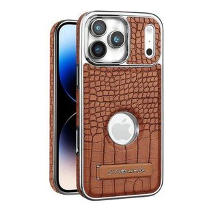 Pouch iPhone 17 pro max leather case with stand 