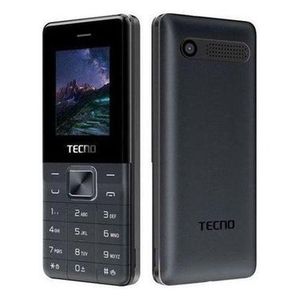 Tecno T301 Dual Sim With Camera & Torch Light, Fm Radio - Black
