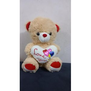 Fluffy plush unisex teddy bear- medium size