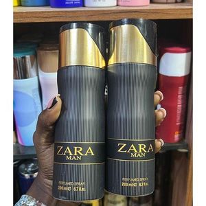 Fragrance World ZARA MAN PERFUMED DEODORANT BODYSPRAY 200ML(2pcs)