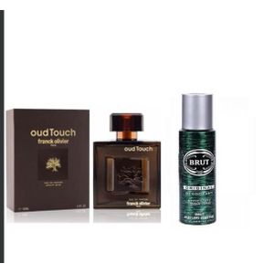 OUD TOUCH EAU DE PERFUME 100ML PLUS BRUT SPRAY 200ML 