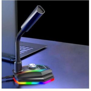 Superb Bonks M2 USB RGB Noise Reduction Computer Desktop Microphone Adjustable