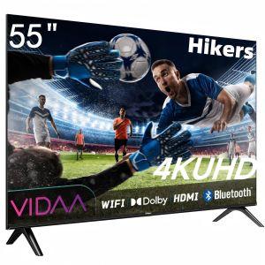 Hikers 55"Smart TV UHD Vidaa 4K - WiFi -  Bluetooth-Youtube, Prime Video