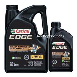 Castrol EDGE 5W30 Advanced Full Synthetic,Wear Protection, 6Q